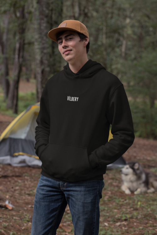 Erkek Hoodie Siyah Kod : EHS001 - Görsel 2